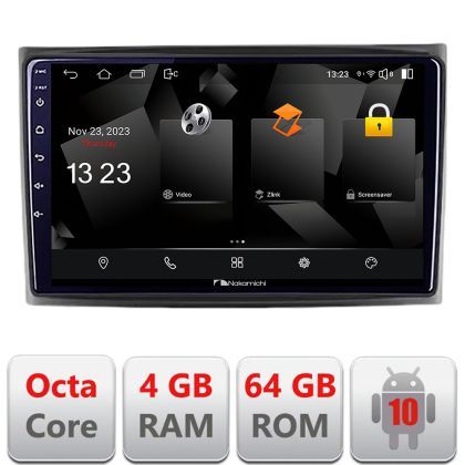 Navigatie Volvo XC90 2002-2014 Nakamichi NAM5510 Qled Octa Core 720p 4+64 DSP 360 camera carplay android auto