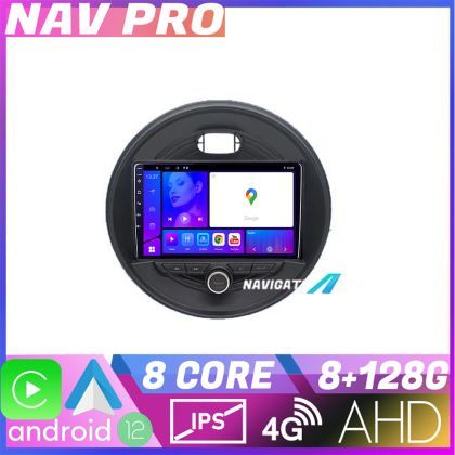 Navigatie Mini 2015 2019 masini fara ecran color de fabrica EDOTEC-LITE Android Ecran 720P Octa Core 8 128 Carplay