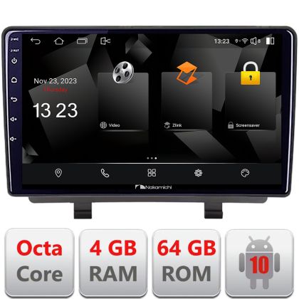 Navigatie Opel Zafira C 2011-2019 Nakamichi NAM5510 Qled Octa Core 720p 4+64 DSP 360 camera carplay android auto