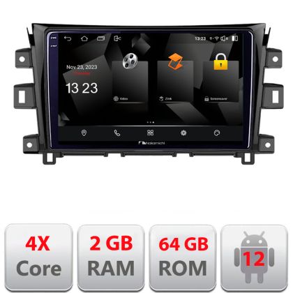 Navigatie NIssan Navara 2017- 5230-NAVARA17 Android Ecran 720P Quad Core 2+64 carplay android auto