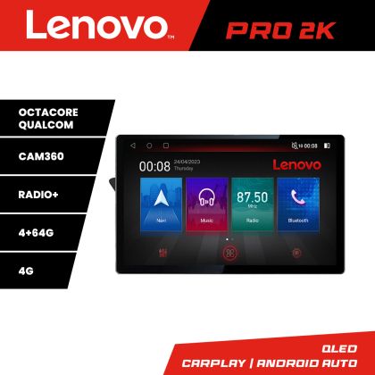 Navigatie Audi A4 A5 B8 cu MMI3G Lenovo PRO 4+64 13 inch 2K android 4G DSP gps internet  KIT-a4-3G