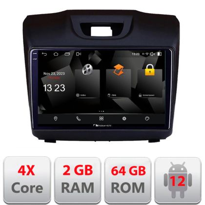 Navigatie Isuzu D-Max Quad Core 5230-2234 Android Ecran 720P Quad Core 2+64 carplay android auto v1