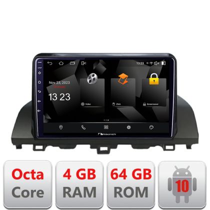 Navigatie Honda Accord 2019-2022 Nakamichi NAM5510 Qled Octa Core 720p 4+64 DSP 360 camera carplay android auto
