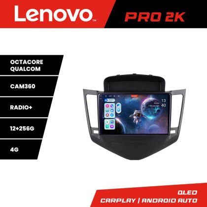 Navigatie Chevrolet Cruze Lenovo Kit-045 8 core QLED 2K 12+256 360 Android Waze USB Navigatie Internet Youtube Radio
