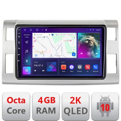 Navigatie Toyota Estima intre anii 2006-2013 Android Octa Core Ecran 2K QLED GPS 4G 4+32GB 360 KIT-estima+EDT-E410-2K
