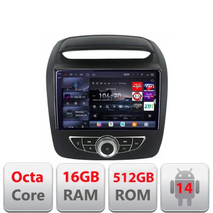 Navigatie Kia Sorento 2012-2015 masini cu navigatie de fabrica Android radio gps internet 8 core QLED 2K 12+256GB 360 Edotec