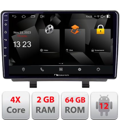Navigatie Opel Zafira C 2011-2019 Nakamichi Android Ecran 720P Quad Core 2+64 carplay android auto NAM5230