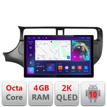 Navigatie dedicata Kia Rio 2011-2014 N-rio-11 Edonav ecran 13" 2K 4+32 Android Waze USB Navigatie 4G 360 Toslink Youtube Radio