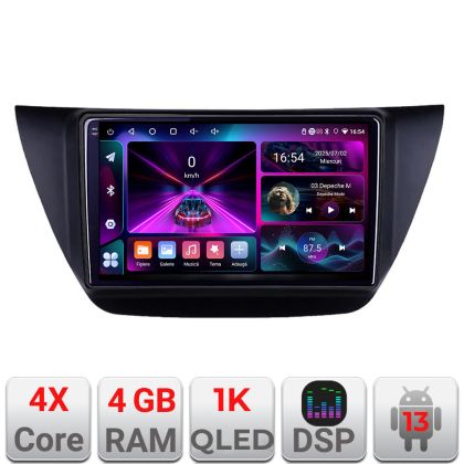 Navigatie Mitubishi Lancer 2001-2007 A-LANCER07  4+64 InCell Display 1K Android Waze USB Navigatie Internet Youtube Radio
