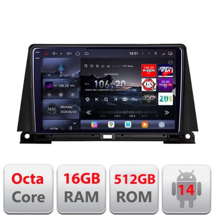 Navigatie Lexus NX 2011-2018 varianta high Qled 2K Octa Core 12+256GB LTE 4G DSP Wifi 5Ghz android auto carplay radio gps internet kit-nx-2011-high+EDT-E809-2K