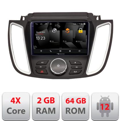 Navigatie Ford Kuga 2015-2020 SYNC2 si SYNC3 Android Ecran 720P Quad Core 2+64 carplay android auto