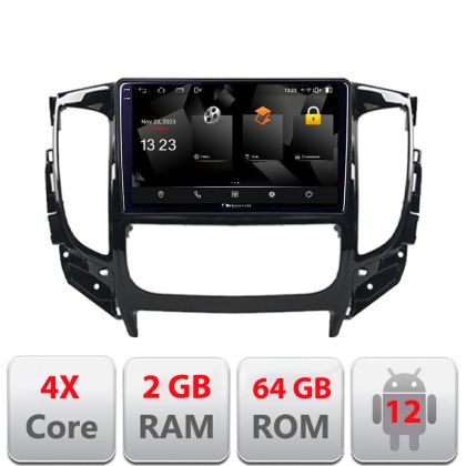 Navigatie Mitsubishi L200 2014-2020 5230-1094 Android Ecran 720P Quad Core 2+64 carplay android auto v1