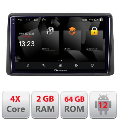 Navigatie Dacia Duster dupa 2019 5230-199 Android Ecran 720P Quad Core 2+64 carplay android auto