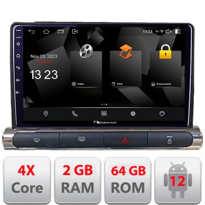 Navigatie Citroen C3 2017-2024 ecran color de fabrica Nakamichi Android Ecran 720P Quad Core 2+64 carplay android auto NAM5230