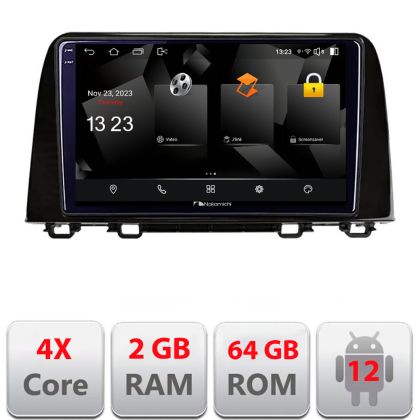 Navigatie Honda CRV 2016-2022 5230-CRV19 Android Ecran 720P Quad Core 2+64 carplay android auto