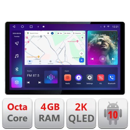 Navigatie dedicata Suzuki Ignis 2016- N-IGNIS16 Edonav ecran 13" 2K 4+32 Android Waze USB Navigatie 4G 360 Toslink Youtube Rad