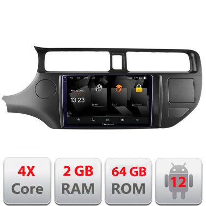 Navigatie Kia Rio 2011-2013 5230-204 Android Ecran 720P Quad Core 2+64 carplay android auto