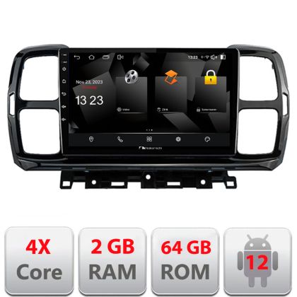 Navigatie Citroen C5 Aircross Android radio gps internet quad core 2+64 carplay android auto