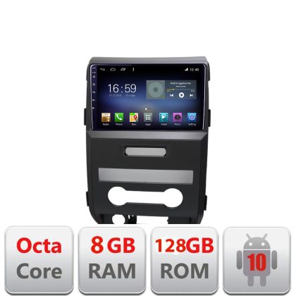 Navigatie Ford F150 2008-2014 Octa Core cu Android Radio Bluetooth Internet GPS WIFI DSP 8+128GB 4G