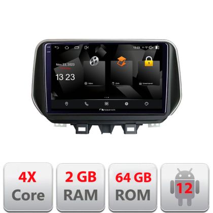 Navigatie Hyundai Tucson 2019 Quad Core 5230-1135 Android Ecran 720P Quad Core 2+64 carplay android auto
