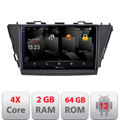 Navigatie Toyota Prius 5 Plus 2012-2020 Android Ecran 720P Quad Core 2+64 carplay android auto