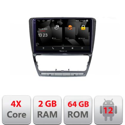 Navigatie Skoda Octavia 2 2005-2013 5230-005 Android Ecran 720P Quad Core 2+64 carplay android auto