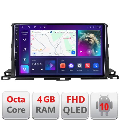 Navigatie Toyota Highlander 2013-2018 Android radio gps internet quad core 4+64 carplay android auto KIT-highlander13+EDT-E310v3