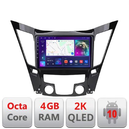 Navigatie Hyundai Sonata 2011-2015 C-259 Android Octa Core Ecran 2K QLED GPS 4G 4+32GB 360 KIT-259+EDT-E409-2K