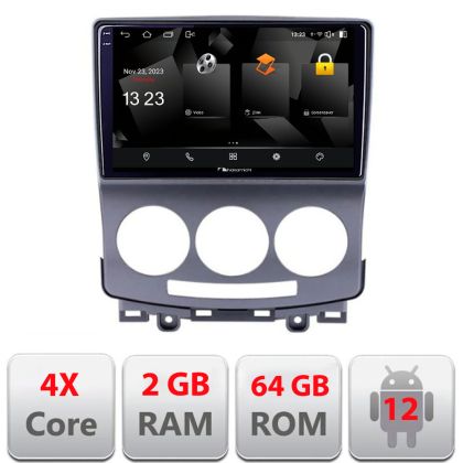 Navigatie Mazda 5 2005-2010 5230-MZ22 Android Ecran 720P Quad Core 2+64 carplay android auto