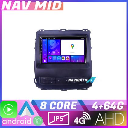 Navigatie Toyota Prado J120 2002 2009 KIT j120 EDOTEC-LITE Android Ecran 720P Octa Core 4 64 Carplay
