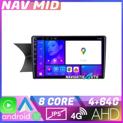 Navigatie Mercedes C W204 NTG4.5 2012 2015 EDOTEC-LITE Android Ecran 720P Octa Core 4 64 Carplay