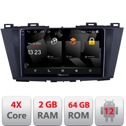 Navigatie Mazda 5 2010-2017 5230-117 Android Ecran 720P Quad Core 2+64 carplay android auto