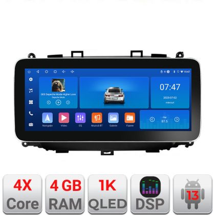 Navigatie Kia Carens 2013-2018 K-2023 Edotec 4+64 12.3 inch Incell 1K android Wifi 5Ghz gps internet