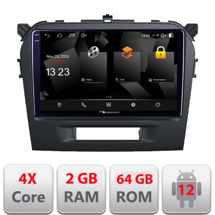 Navigatie Suzuki Grand Vitara 2016- 5230-2265 Android Ecran 720P Quad Core 2+64 carplay android auto