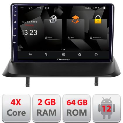 Navigatie Peugeot 3008 5008 Nakamichi Android Ecran 720P Quad Core 2+64 carplay android auto NAM5230