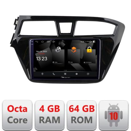Navigatie Hyundai i20 2015-2018 5510-517 Android Octa Core 720p 4+64 DSP 360 camera carplay android auto