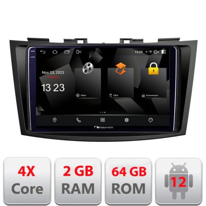 Navigatie Suzuki Swift 2010-2017 5230-179 Android Ecran 720P Quad Core 2+64 carplay android auto