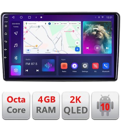 Navigatie Alfa Romeo 159 2005-2011 QLED 2K Octa core 4+32 DSP 360 Optic FHD internet gps radio carplay android auto Kit-+EDT-E409-2K