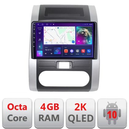 Navigatie Nissan X-trail old C-001 Android Octa Core Ecran 2K QLED GPS 4G 4+32GB 360 KIT-001+EDT-E410-2K