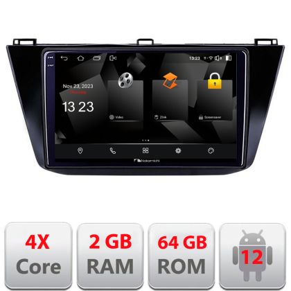 Navigatie VW Tiguan 2016- 5230-5883 Android Ecran 720P Quad Core 2+64 carplay android auto