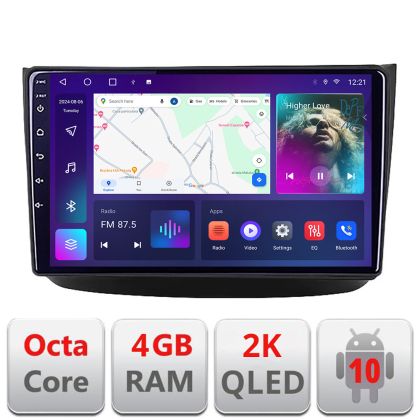 Navigatie Mercedes Vito Viano 2004-2006 QLED 2K Octa core 4+32 DSP 360 Optic FHD internet gps radio carplay android auto Kit-+EDT-E410-2K