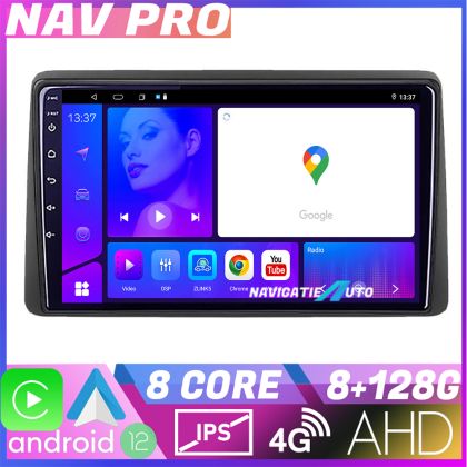 Navigatie Opel Movano Renault Master 2020- EDOTEC-LITE Android Ecran 720P Octa Core 8+128 Carplay  Android auto v2