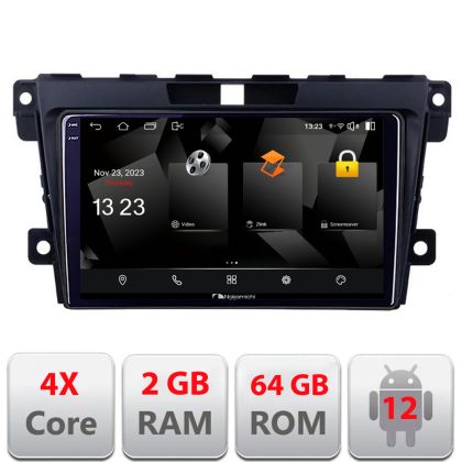 Navigatie Mazda CX-7 2009 5230-097 Android Ecran 720P Quad Core 2+64 carplay android auto