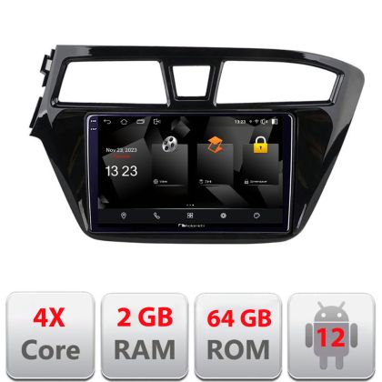 Navigatie Hyundai i20 2015-2018 5230-517 Android Ecran 720P Quad Core 2+64 carplay android auto