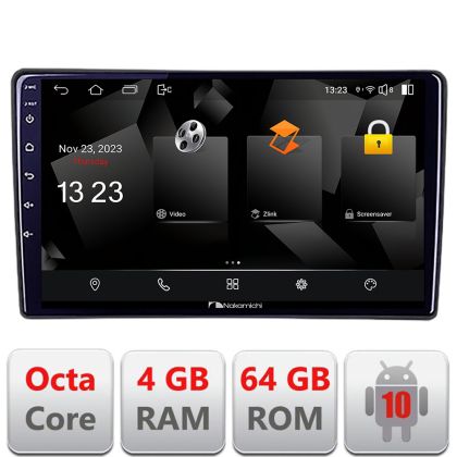 Navigatie Renault Trafic 2008-2012 Android Octa Core 720p 4+64 DSP 360 camera carplay android auto