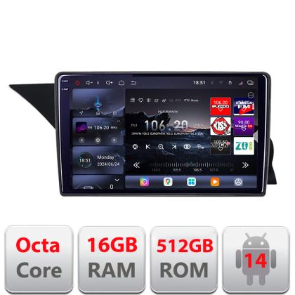 Navigatie Mercedes GLK 2012-2015 NTG4.5 Edotec Kit-GLK 8 core QLED 2K 12+256GB 360 Android Waze USB Navigatie Internet Youtube Radio