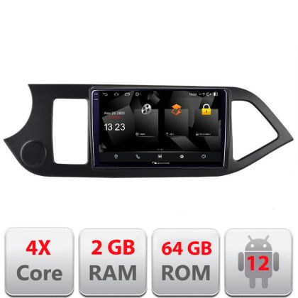 Navigatie Kia Picanto 2011-2015 5230-217 Android Ecran 720P Quad Core 2+64 carplay android auto