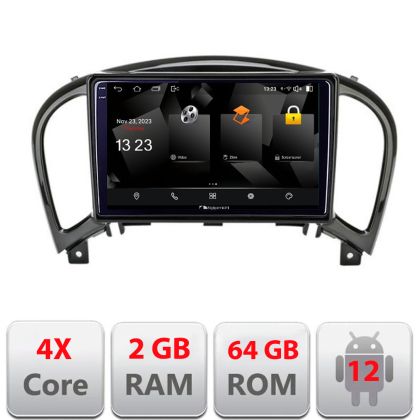 Navigatie Nissan Juke 2010-2015 5230-JUKE Android Ecran 720P Quad Core 2+64 carplay android auto