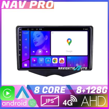 Navigatie Hyundai Veloster EDOTEC-LITE Android Ecran 720P Octa Core 8 128 Carplay