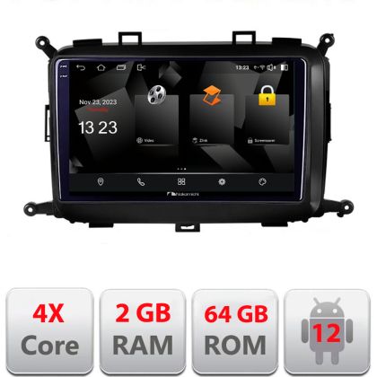 Navigatie Kia Carens 2013-2018 5230-2023 Android Ecran 720P Quad Core 2+64 carplay android auto